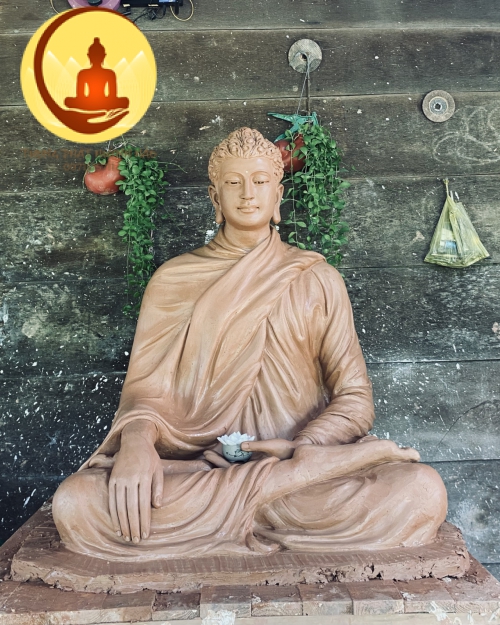 Tượng Phật Ấn Địa Xúc 1m