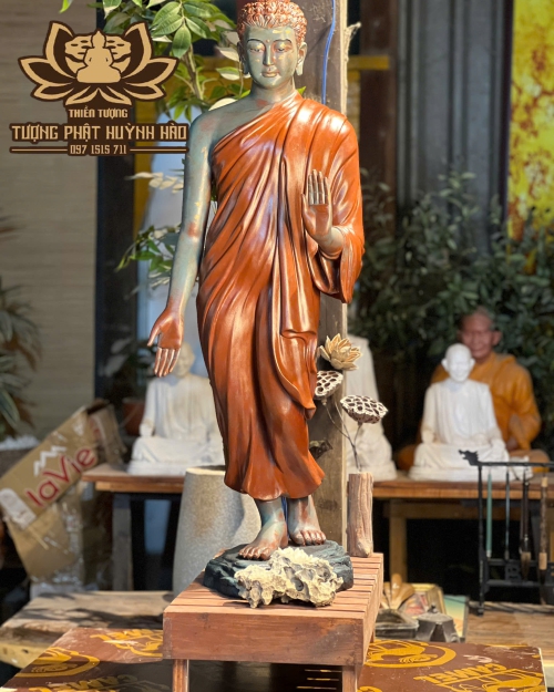 Tượng Phật Ban Phước cao 90cm