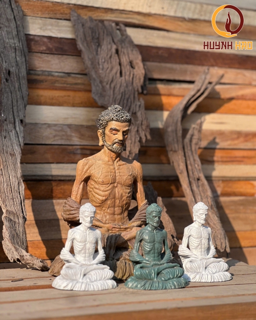 Tượng Phật Khổ Hạnh mini để bàn